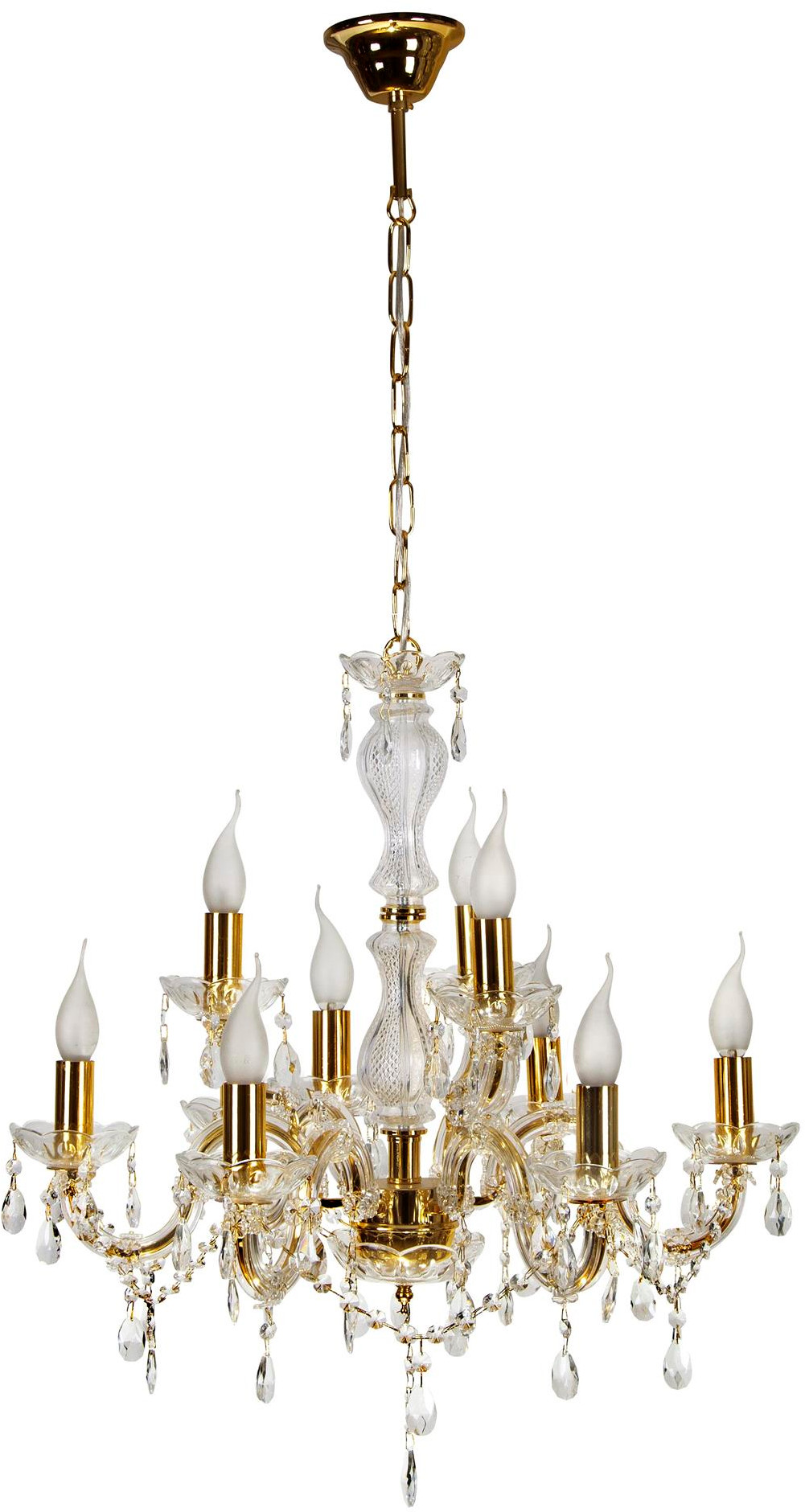 Candellux Maria Teresa lampă suspendată mai mult de 6x40 W auriu 39-95841