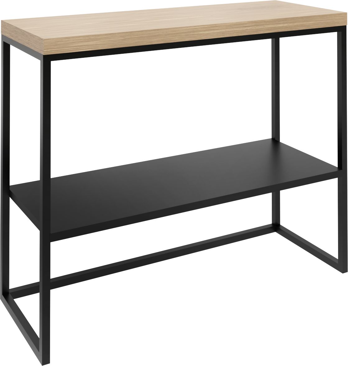 Baltica Design Elise consolă 75x35x75 cm negru-stejar 5904107906195