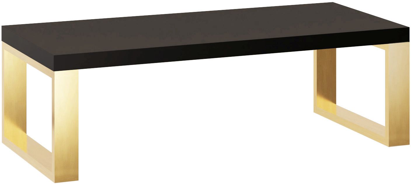 Baltica Design Liv consolă 100x40x28 cm negru-auriu 5904107906744