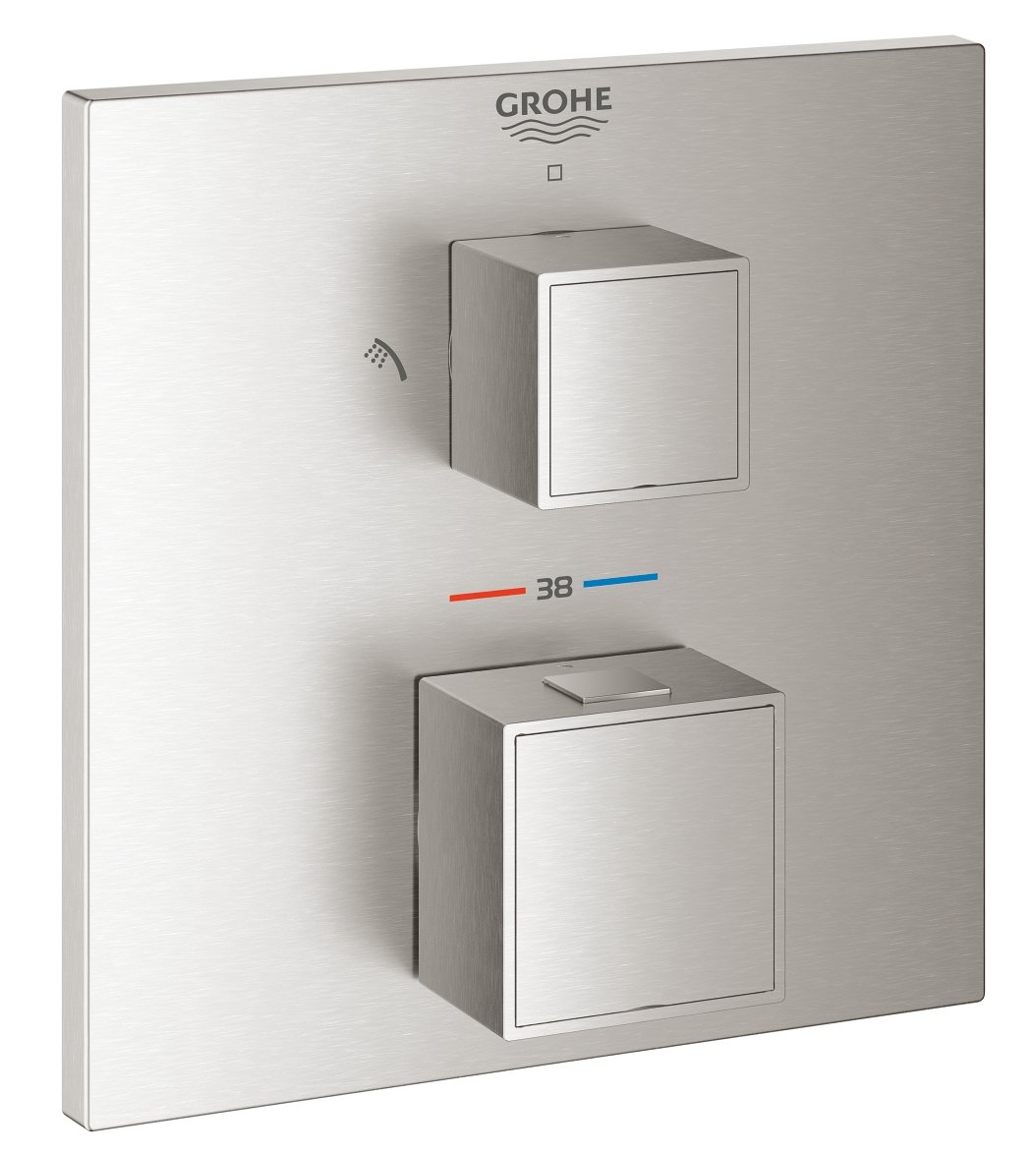 Grohe Grohtherm Cube baterie cadă-duș ascuns da SuperSteel 24154DC0