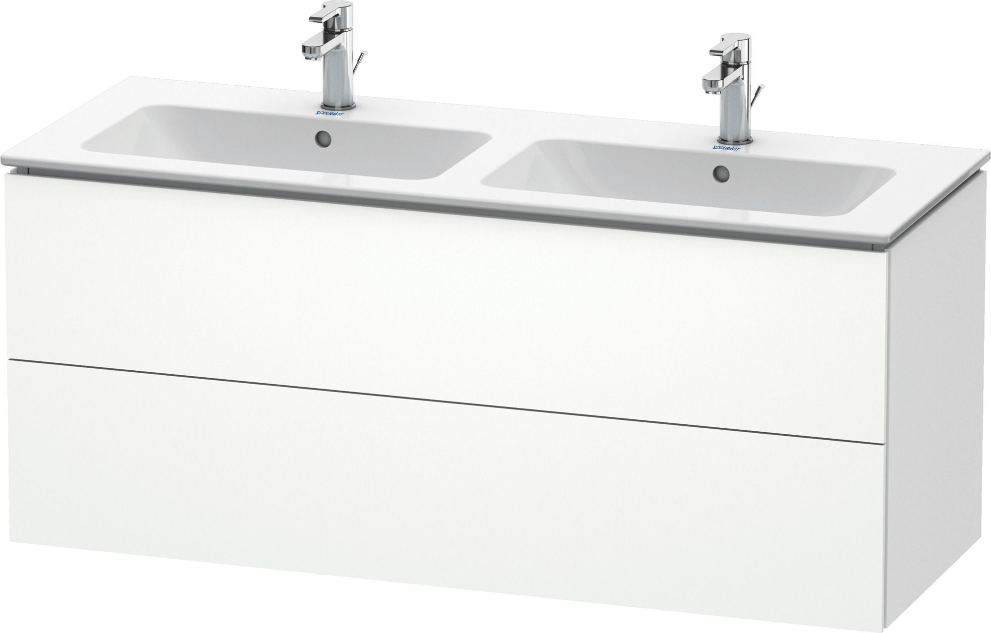 Duravit L-Cube dulap 129x48.1x55 cm sub chiuveta pe perete alb LC625801818