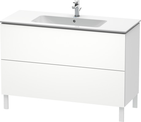 Duravit L-Cube dulap 122x48.1x70.4 cm sub chiuveta pe picioare alb LC662801818