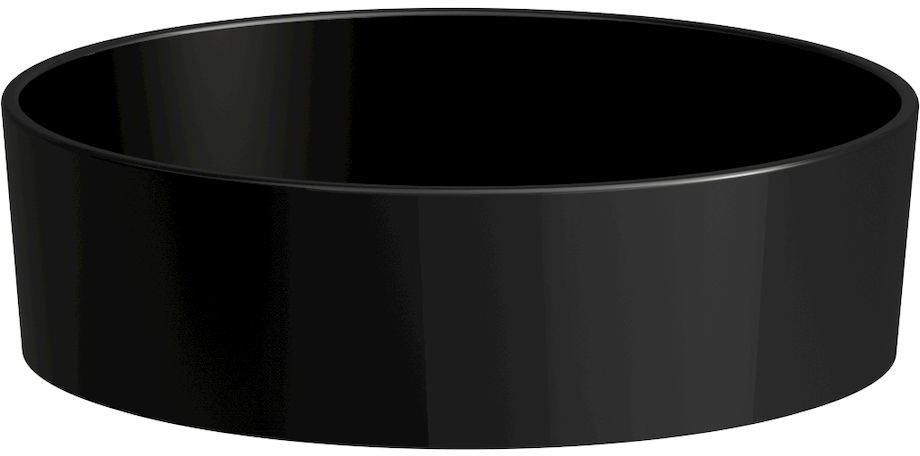 Laufen Kartell lavoar 42x42 cm rotund de blat negru mat H8123317161121