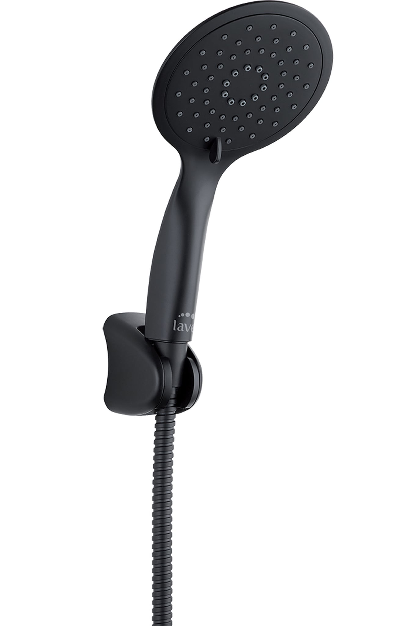 Laveo Fino set de duș perete negru NLF70AD