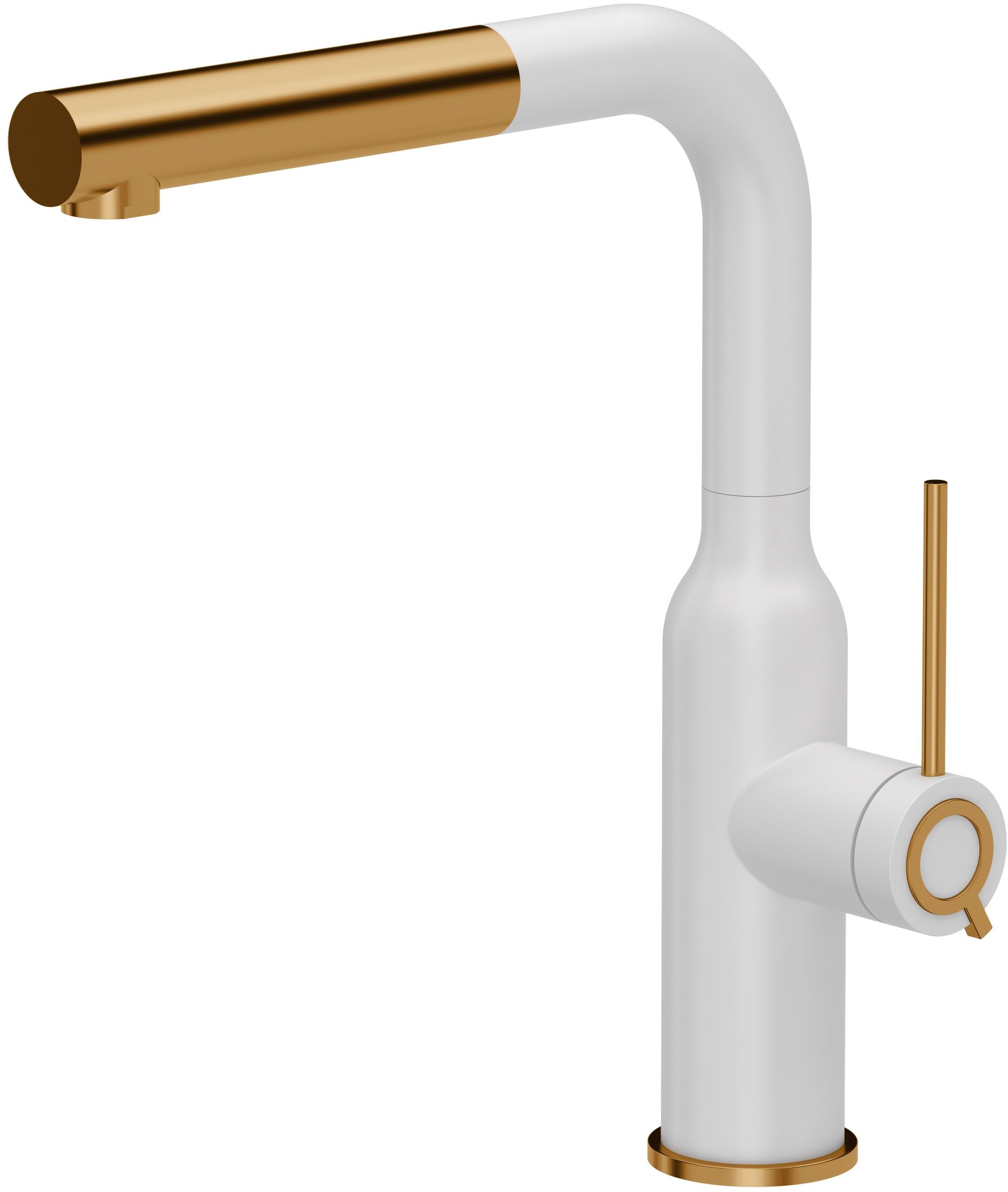Quadron Angelina Q Line baterie bucătărie pe picior alb-cupru 3573500_WHMPVDC1