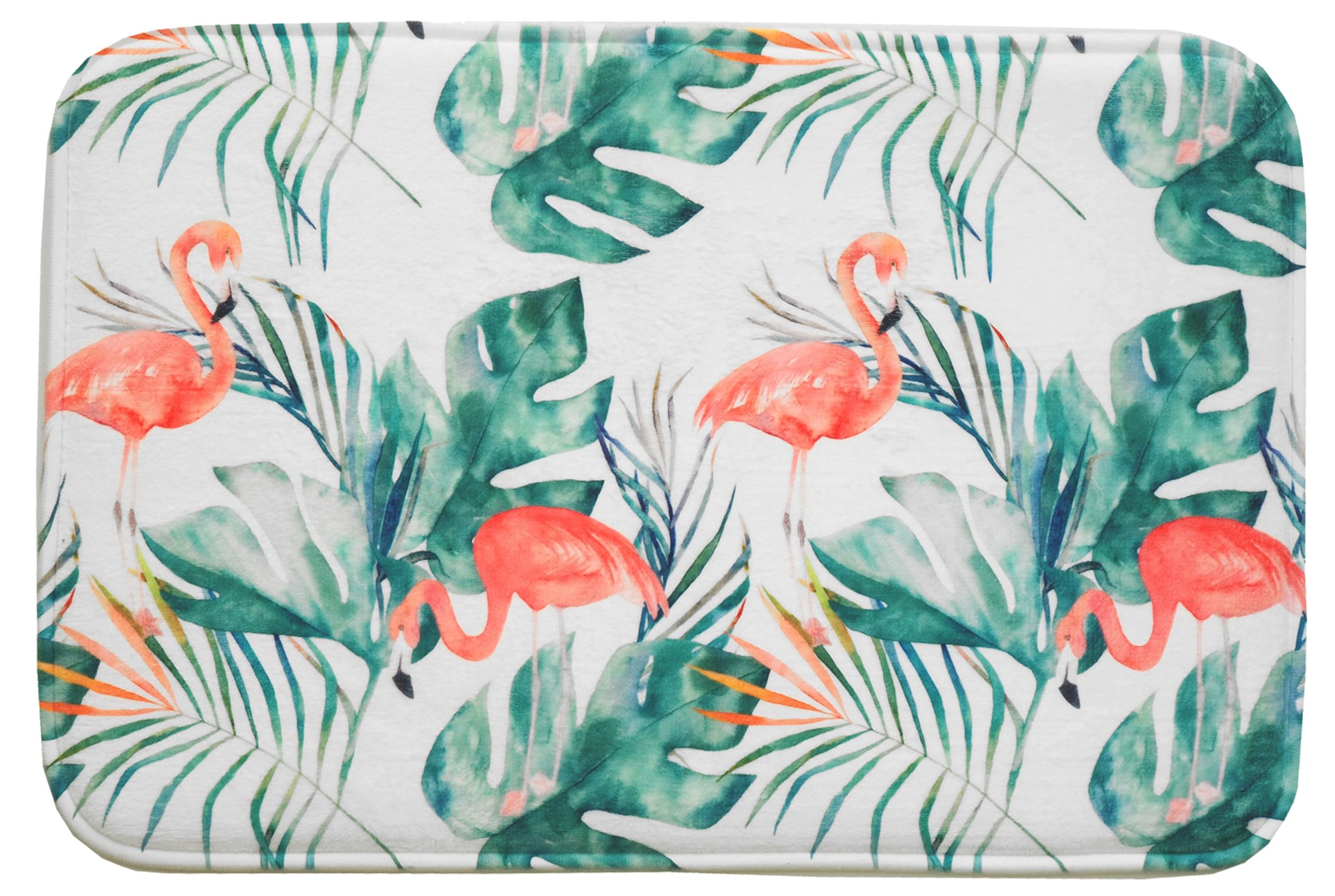 Hyggli Flamingo covor de baie 60x40 cm dreptunghiular mix culori 70-059