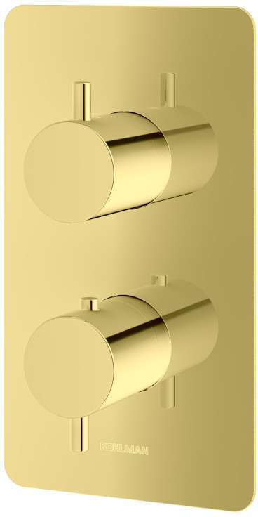 Kohlman Axel Gold baterie cadă-duș ascuns da auriu QW433AGD