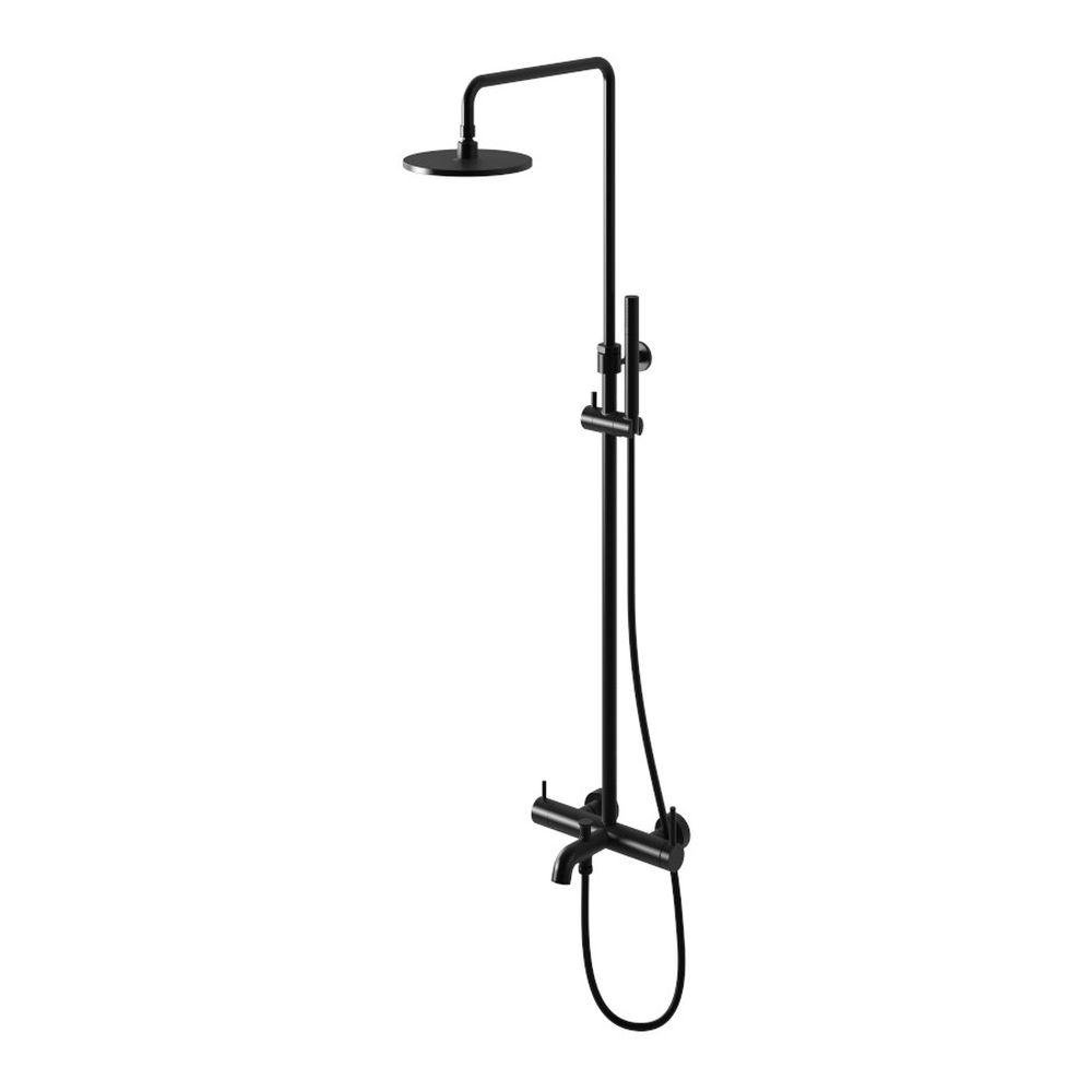 Kohlman Axel Black set cadă și duș perete da negru QW277AB