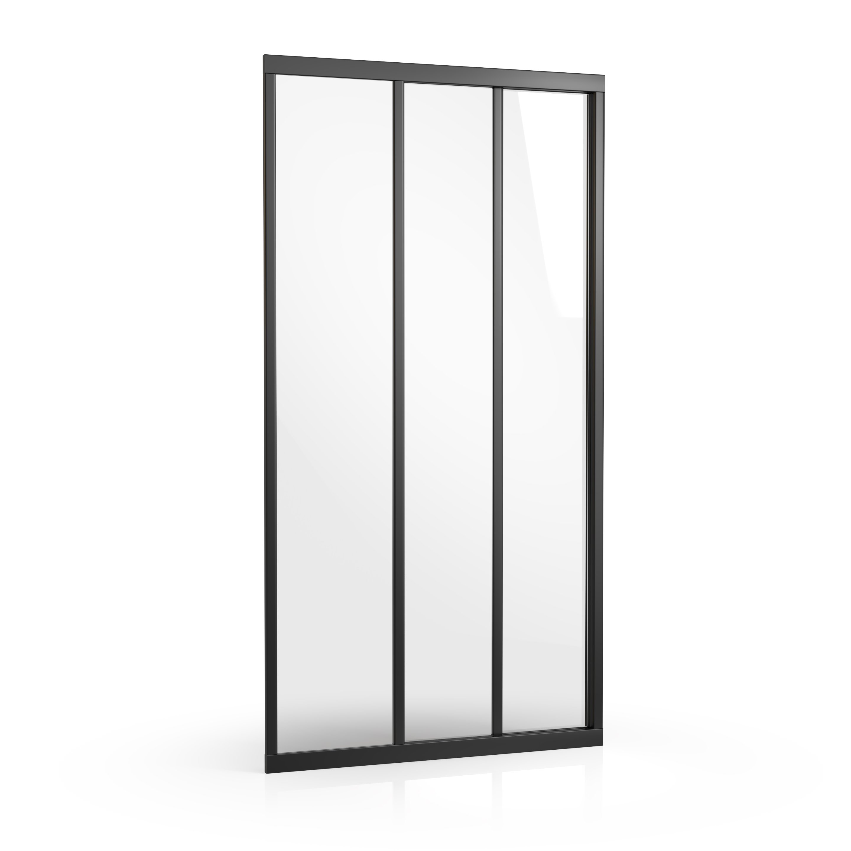 Ravak Supernova uși de duș 80 cm culisantă negru mat/sticlă transparentă 00V403R2Z1
