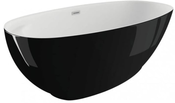 Polimat Kivi cadă freestanding 165x75 cm ovală bicolor 00472