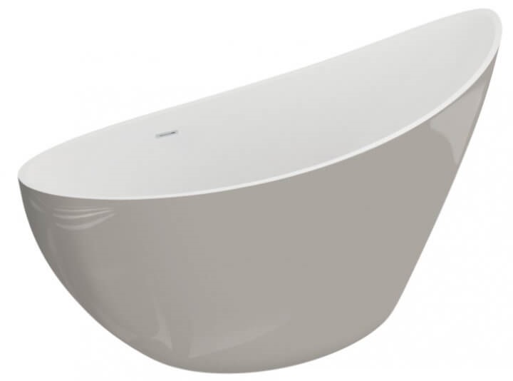 Polimat Zoe cadă freestanding 180x80 cm ovală bicolor 00407