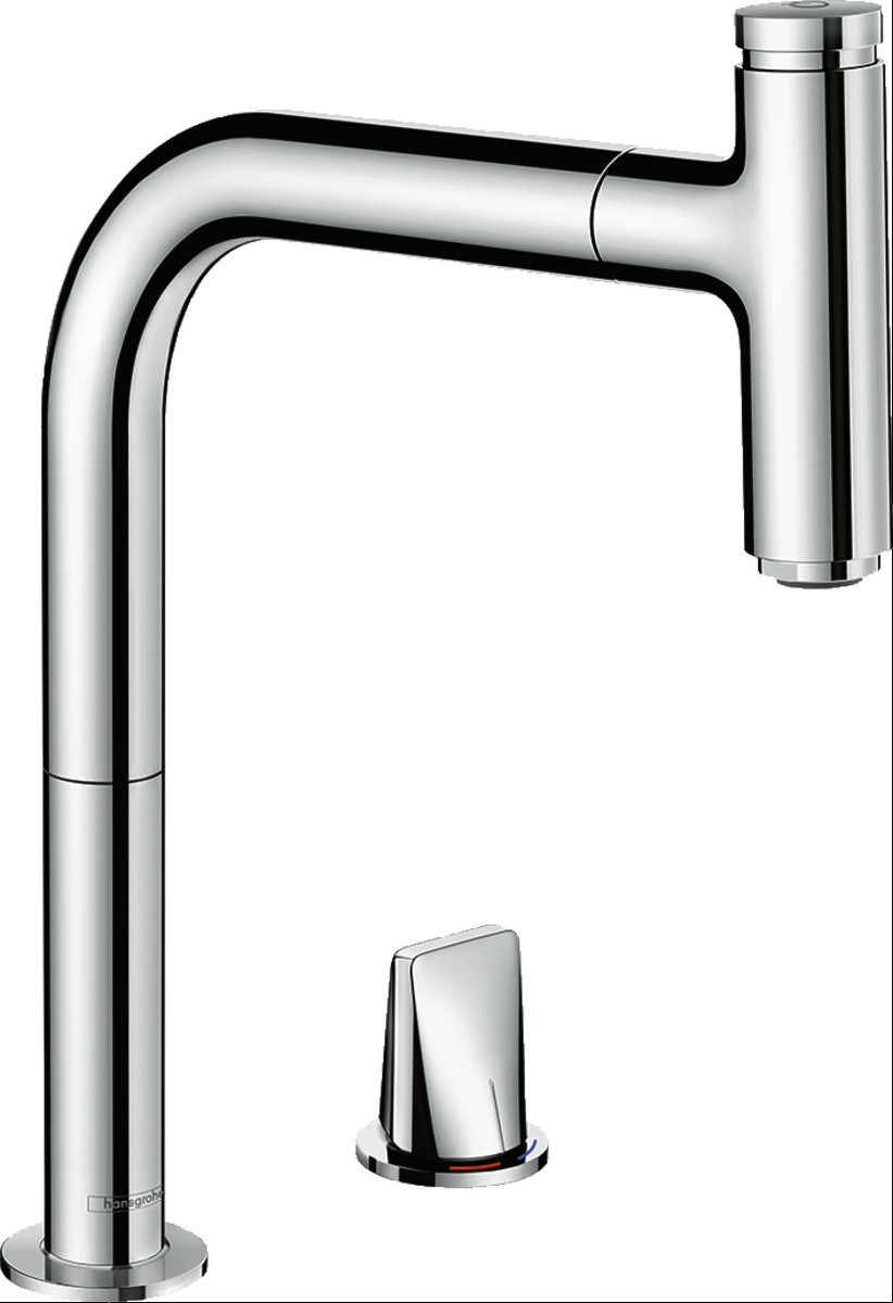 Hansgrohe Metris Select M71 baterie bucătărie pe picior crom 73804000