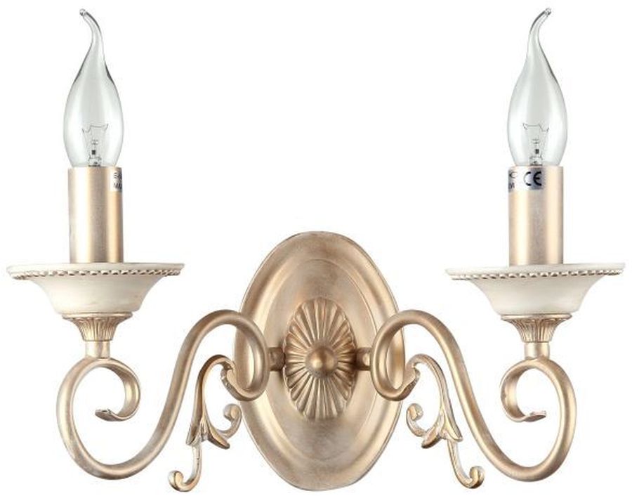Maytoni Perla lampă de perete 2x60 W auriu ARM337-02-R