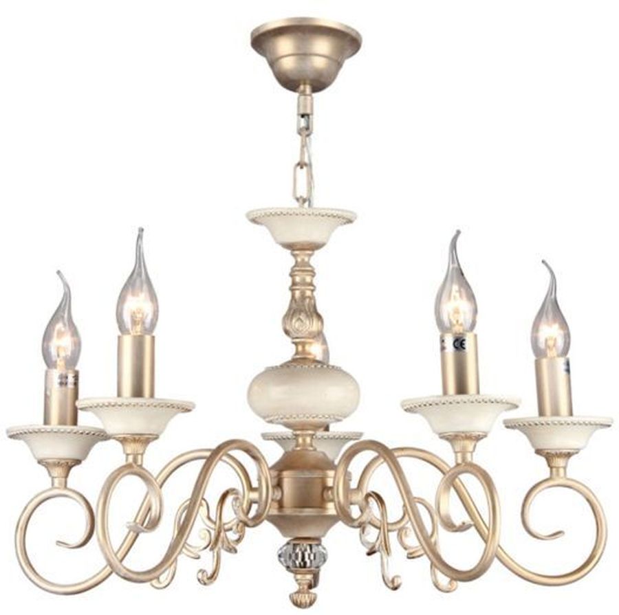 Maytoni Perla lampă suspendată 5x60 W auriu ARM337-05-R