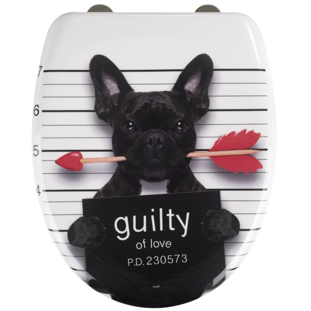 Wenko Guilty Dog capac wc închidere lentă 22405100