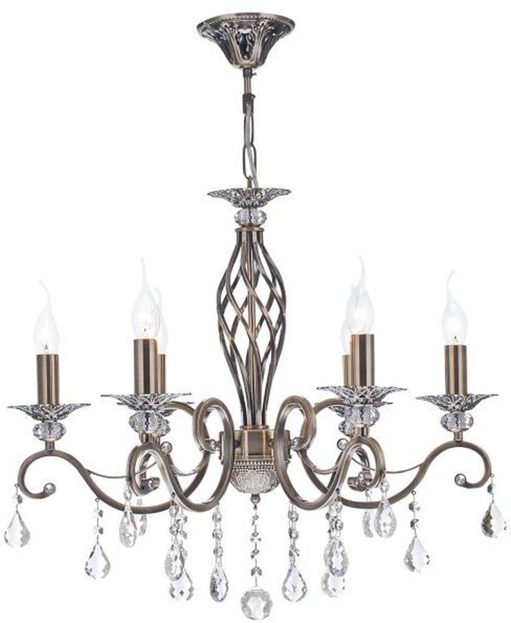Maytoni Grace lampă suspendată 6x60 W maro RC247-PL-06-R