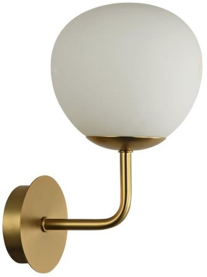 Maytoni Erich lampă de perete 1x40 W alb-auriu MOD221-WL-01-G