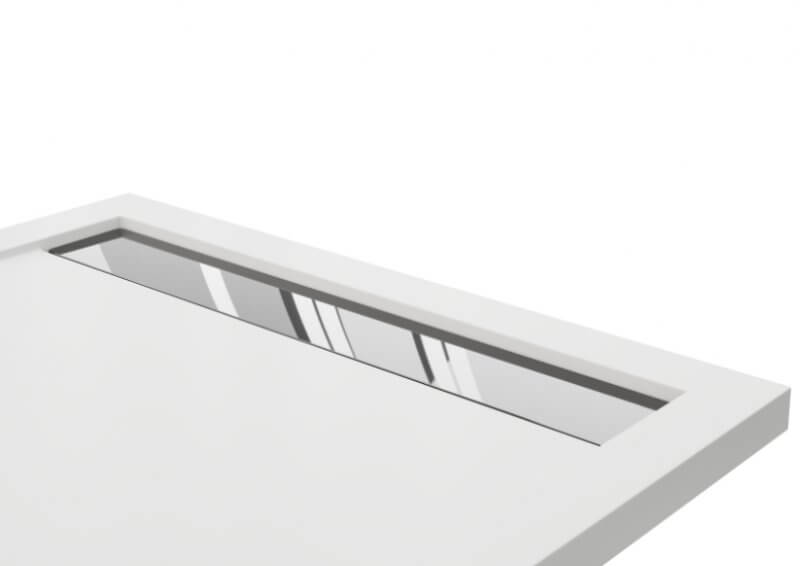 Polimat West New grătar rigolă 85.5 cm oţel-crom 00357