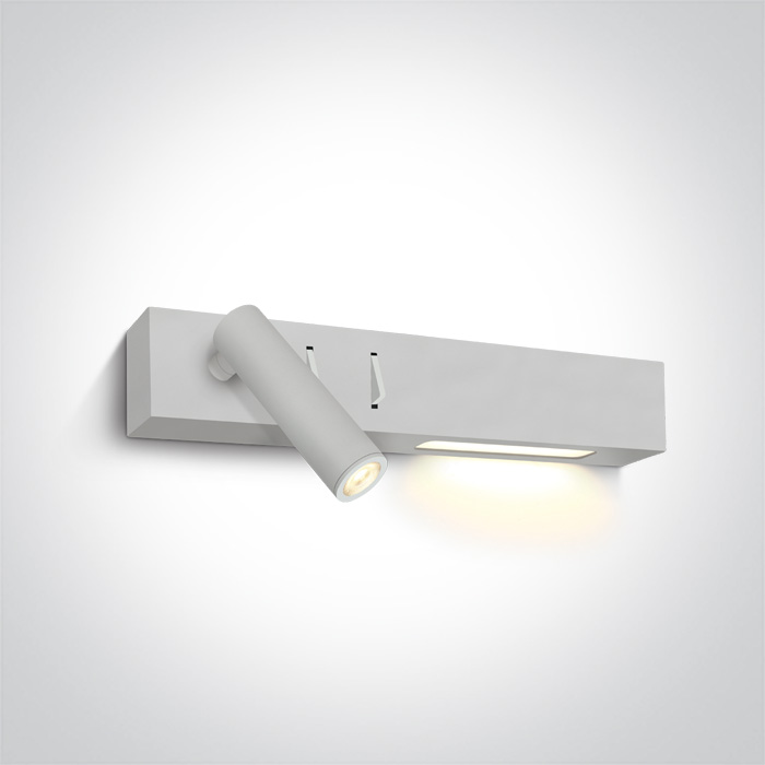 One Light Agnes lampă de perete 2x W alb 65146/W/W
