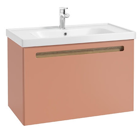 Defra Senso dulap 78x43x50 cm dulap atârnat sub chiuvetă somon 260-D-08005