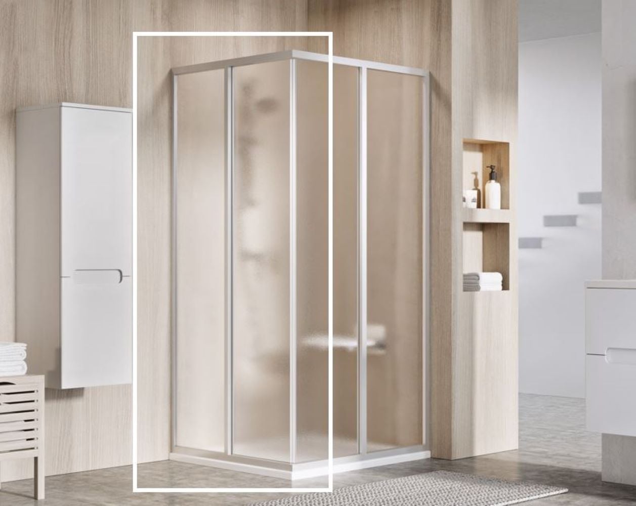 Ravak Supernova uși de duș 75 cm culisantă satin mat/ 14V30UO2ZG