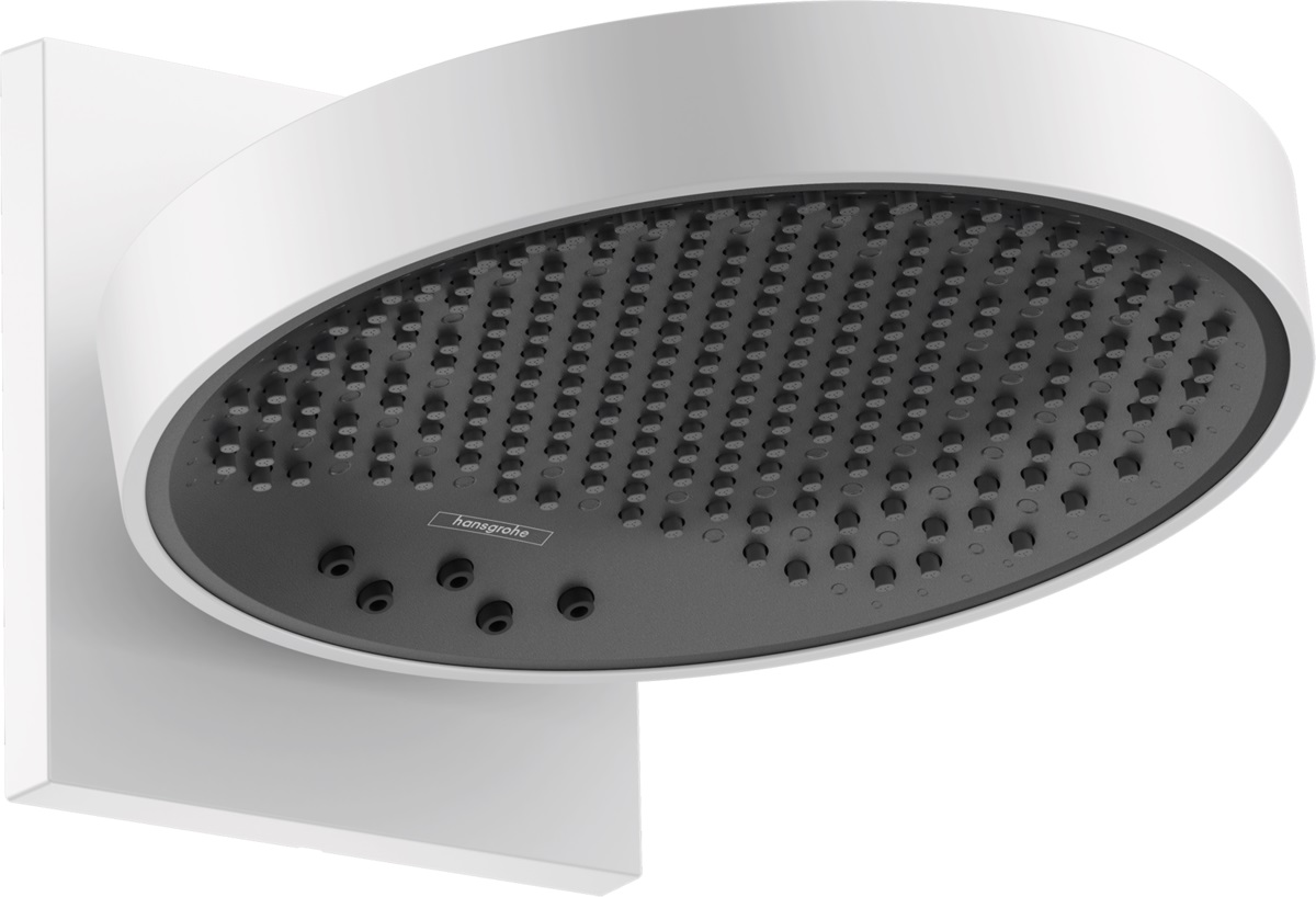 Hansgrohe Rainfinity cap de duș cu braț 25x25 cm rotund alb 26232700