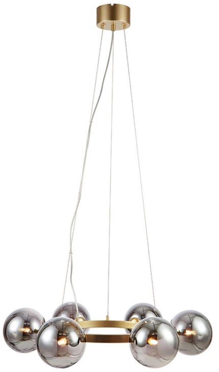 Markslöjd Circle lampă suspendată 6x20 W fumuriu-auriu 108050