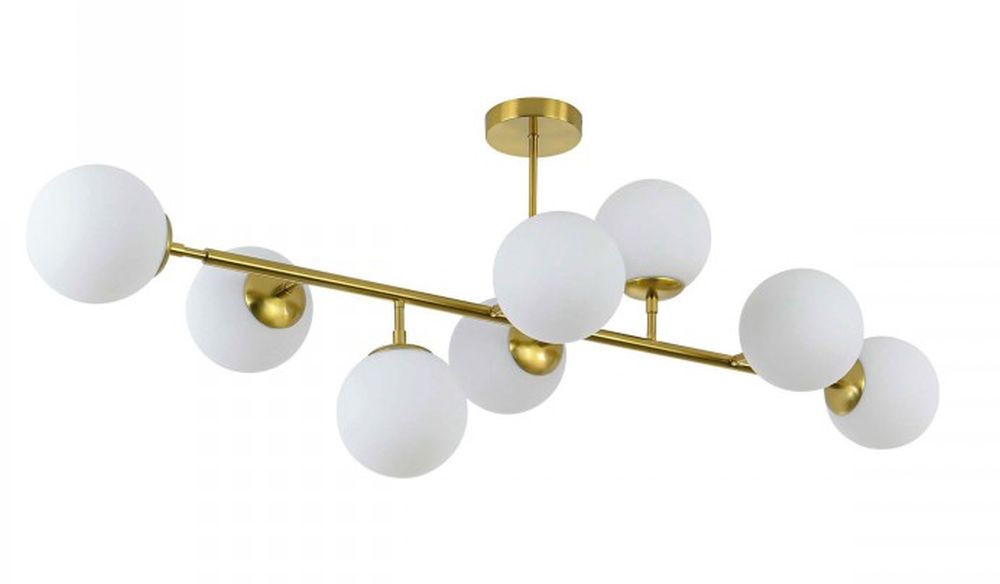 Light Prestige Dorado lampă de tavan mai mult ede 6x40 W alb-auriu LP-002/8P