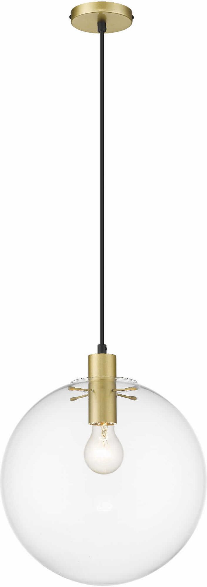 Light Prestige Puerto lampă suspendată 1x50 W transparent-auriu LP-004/1PLGD