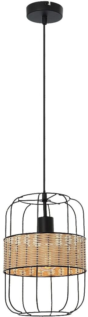 Rabalux Indiana lampă suspendată 1x40 W negru 5283