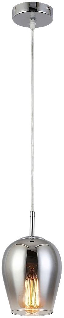 Rabalux Petunia lampă suspendată 1x60 W crom-fumuriu 5252