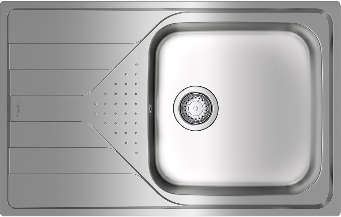 Teka Universe chiuveta din oțel cu sifon 79x50 cm oţel 115110030