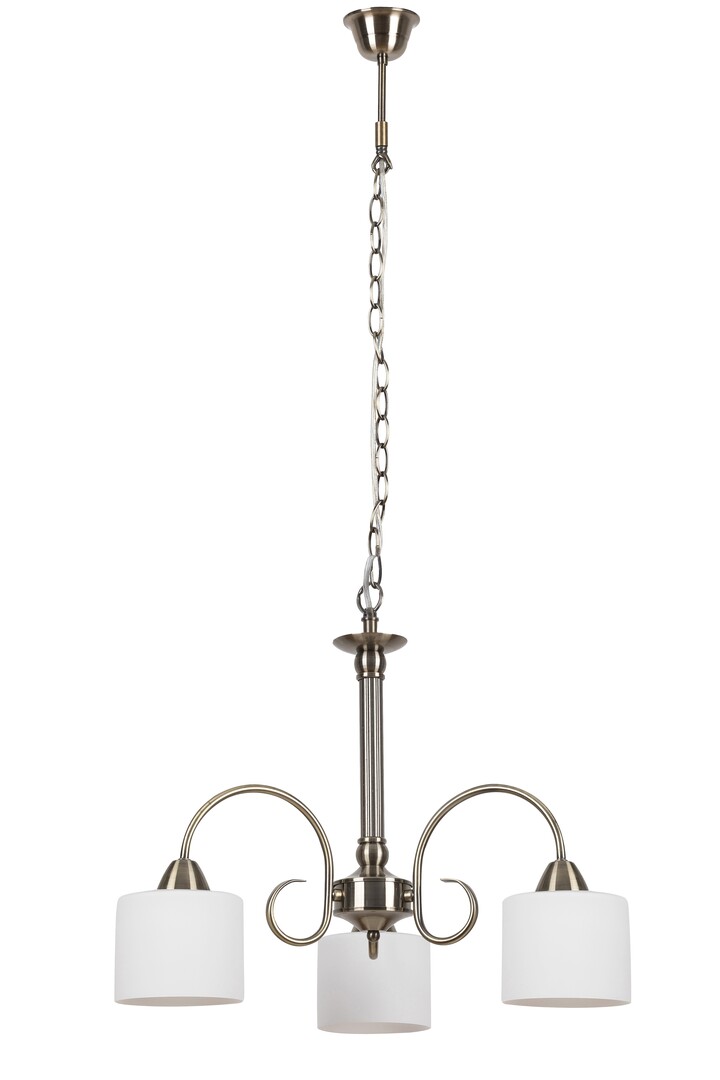 Rabalux Edith lampă suspendată 3x60 W alb-alamă 7275