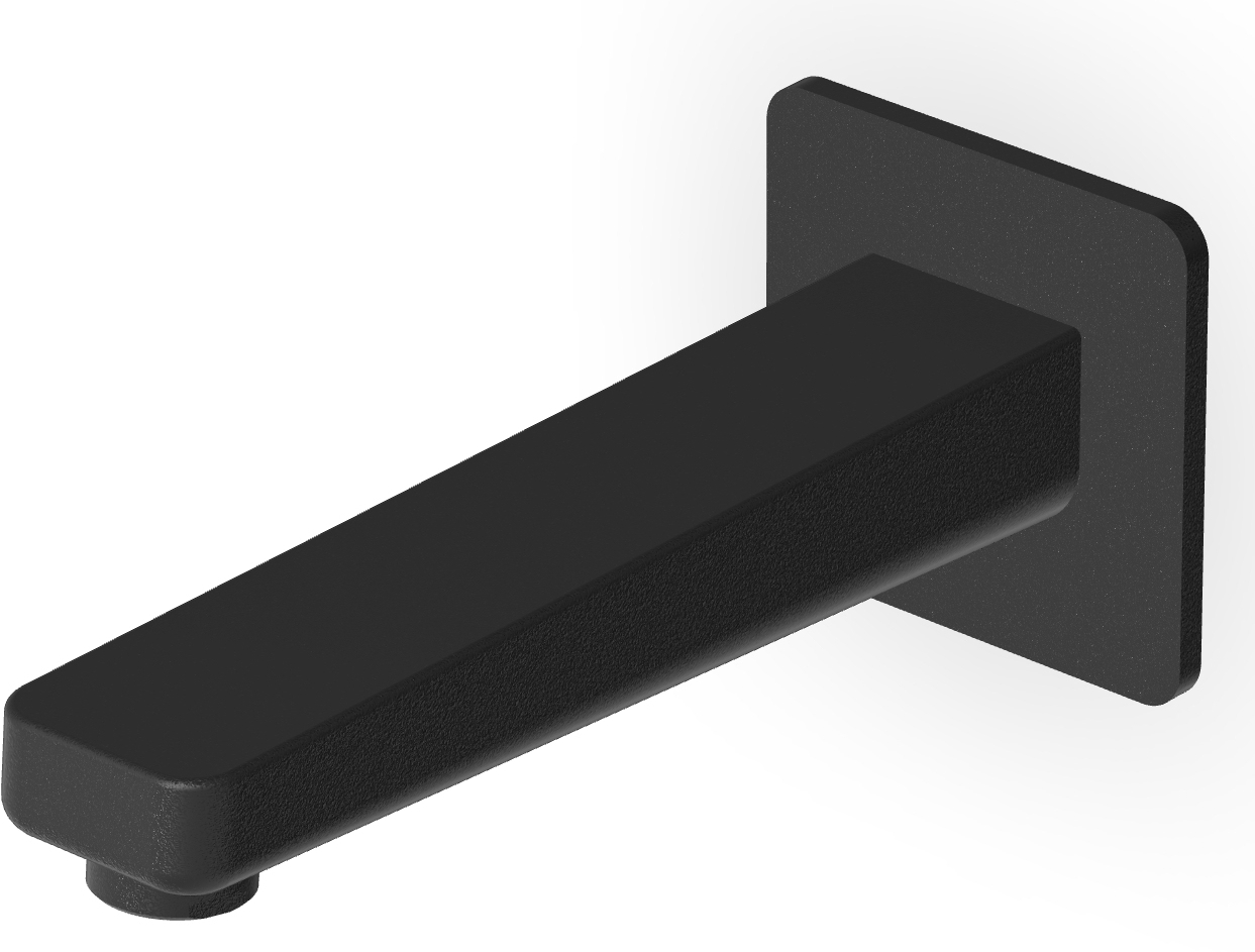 Zucchetti Jingle pipă baterie de cadă negru Z92198.N1