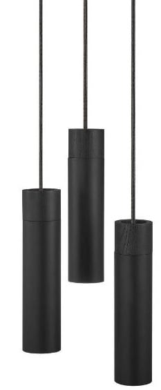 Nordlux Tilo lampă suspendată 3x15 W negru 2010473003