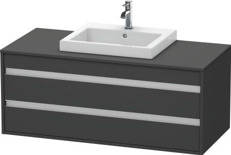 Duravit Ketho dulap 120x55x49.6 cm sub chiuveta pe perete grafit KT675604949