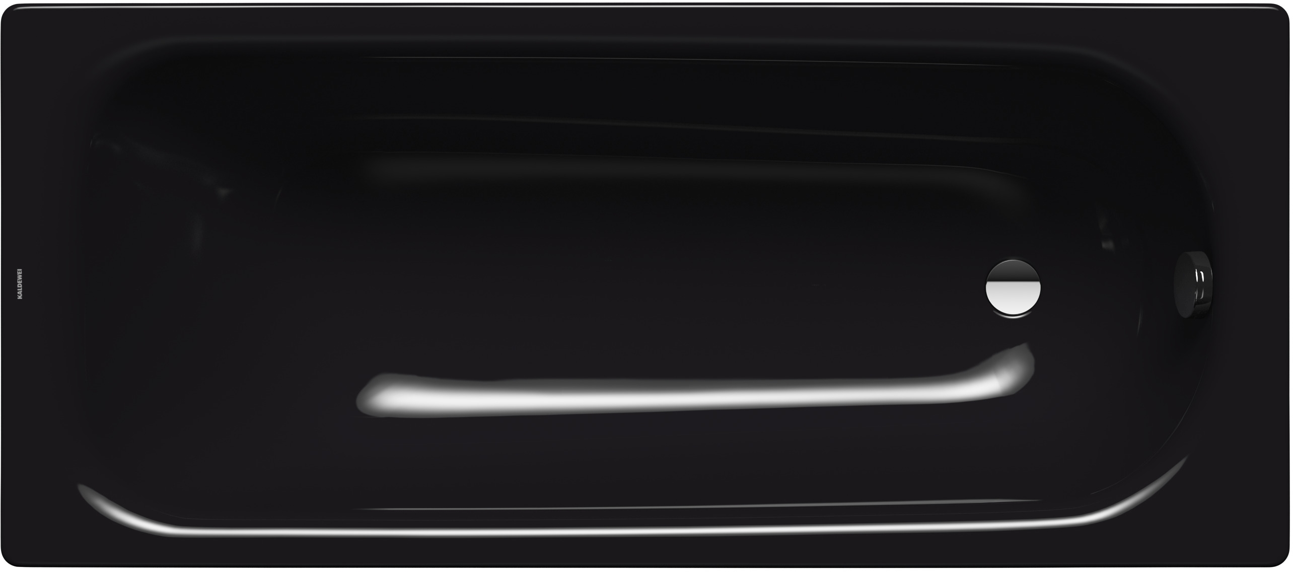 Kaldewei Saniform Plus cada dreptunghiulară 160x70 cm negru 111700013701