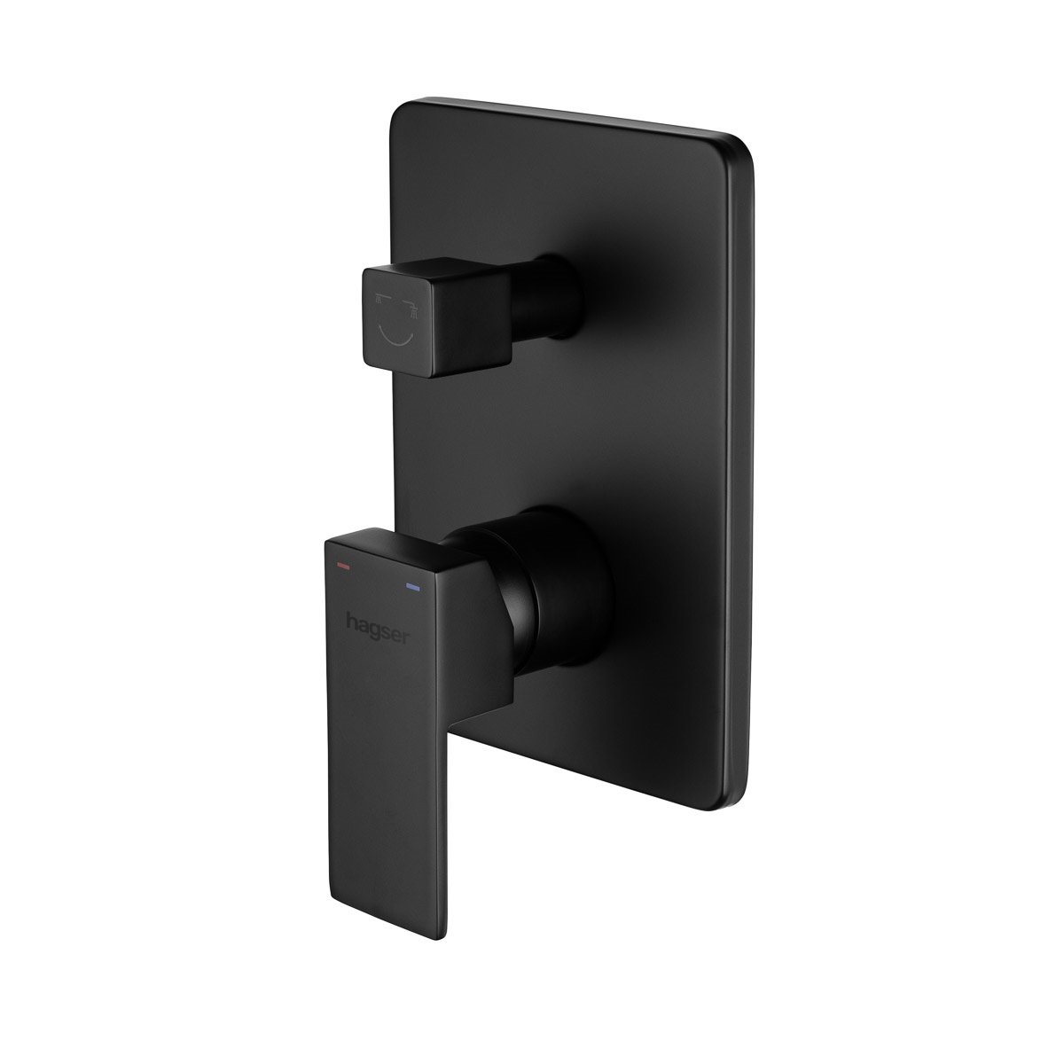 Hagser Ulva baterie cadă-duș ascuns negru HGR13000034