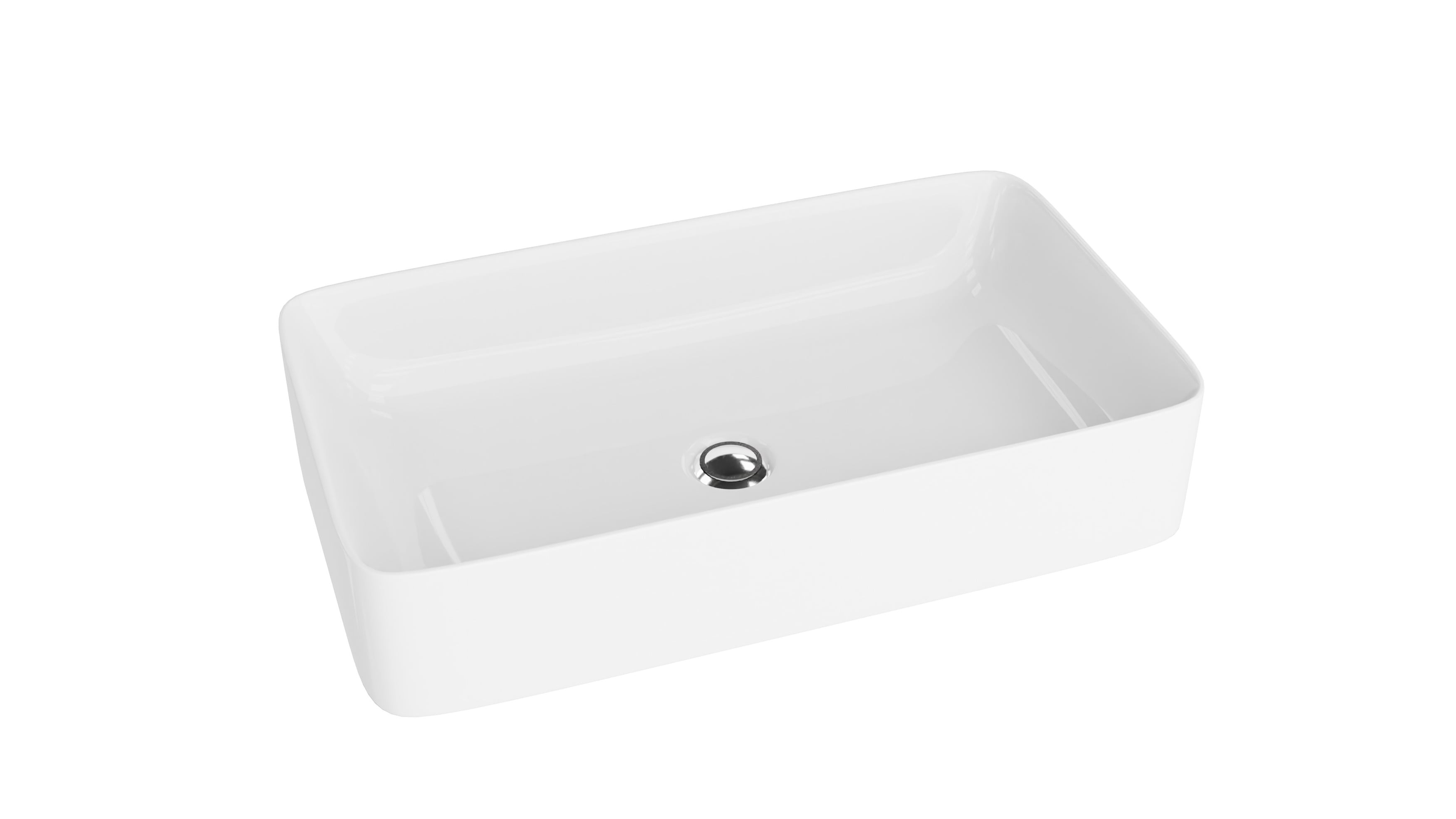 LaVita Pasana lavoar 60.5x34 cm dreptunghiular de blat alb luciu 5900378301608