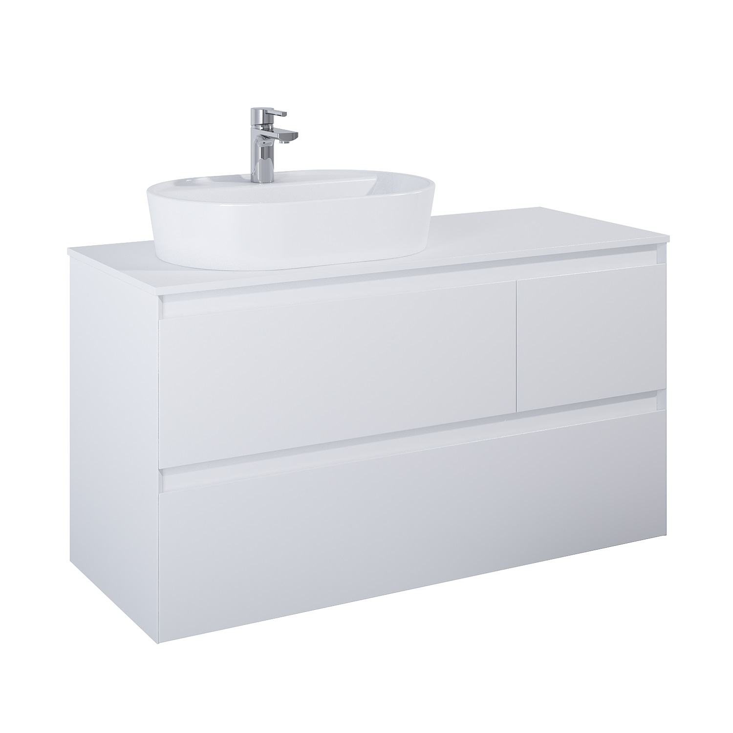 Elita Split dulap 120x45.8x63.5 cm sub chiuveta pe perete alb RE012006155290
