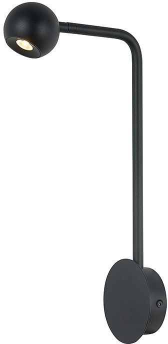 Mantra Eyes lampă de perete 1x6 W negru 7513