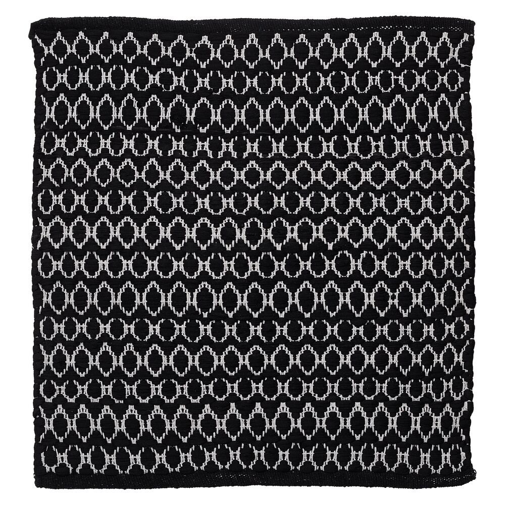 Sealskin Boho covor de baie 60x60 cm dreptunghiular negru 800102