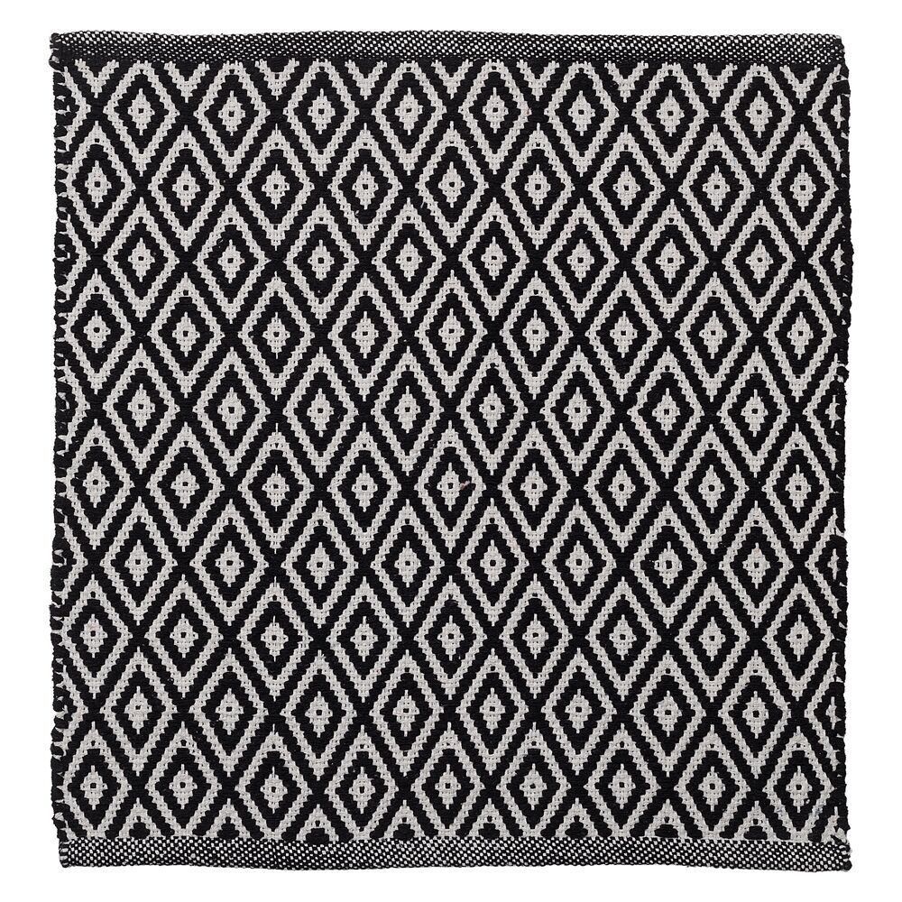 Sealskin Trellis covor de baie 60x60 cm pătrat negru 800107