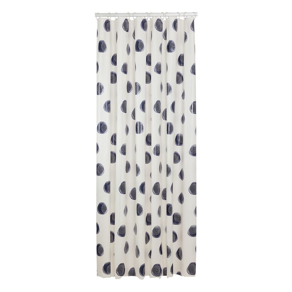 Sealskin Mood perdea de duș 200x180 cm alb-albastru 800145