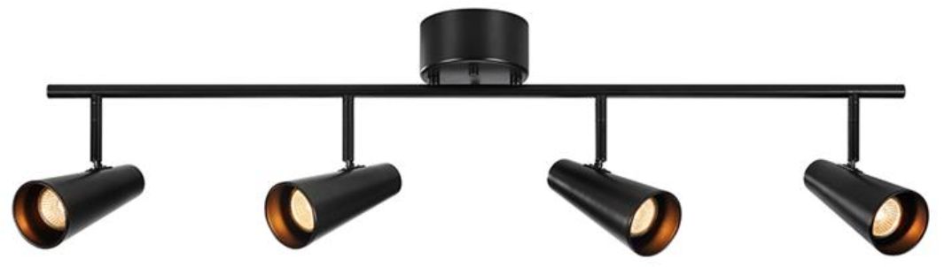 Markslöjd Crest lampă de tavan 4x7 W negru 108202