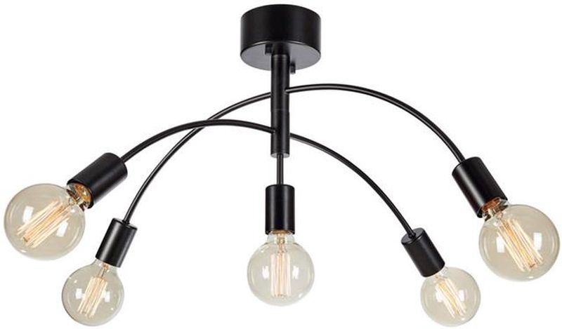 Markslöjd Cygnus lampă suspendată 5x40 W negru 108284