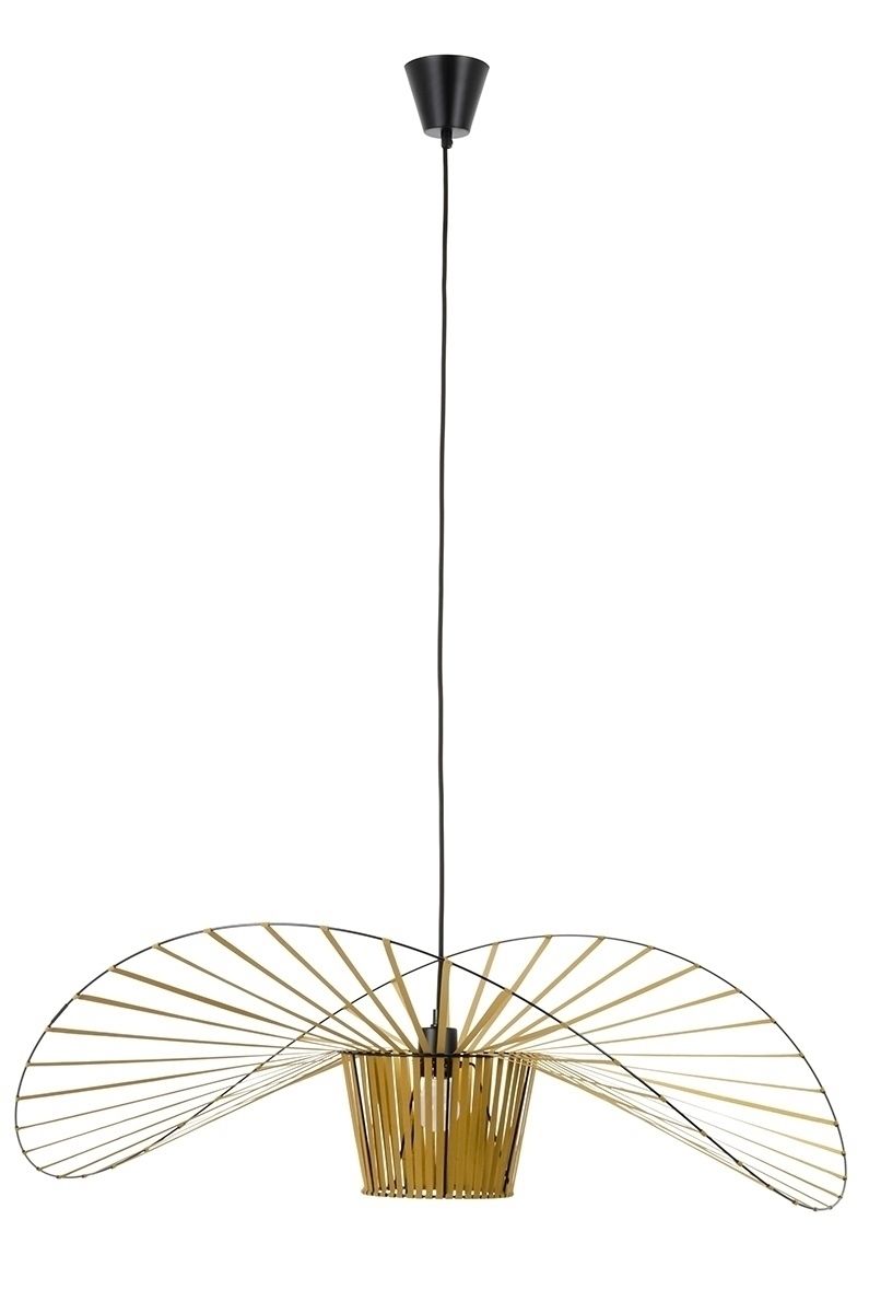 King Home Capello lampă suspendată 1x40 W negru DW8098/M.GOLD