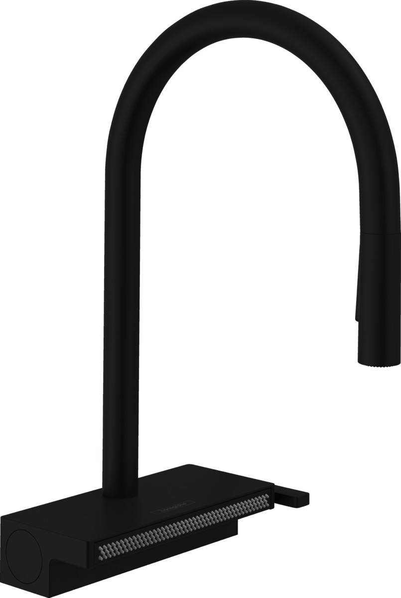 Hansgrohe Aquno Select M81 baterie bucătărie pe picior negru 73831670