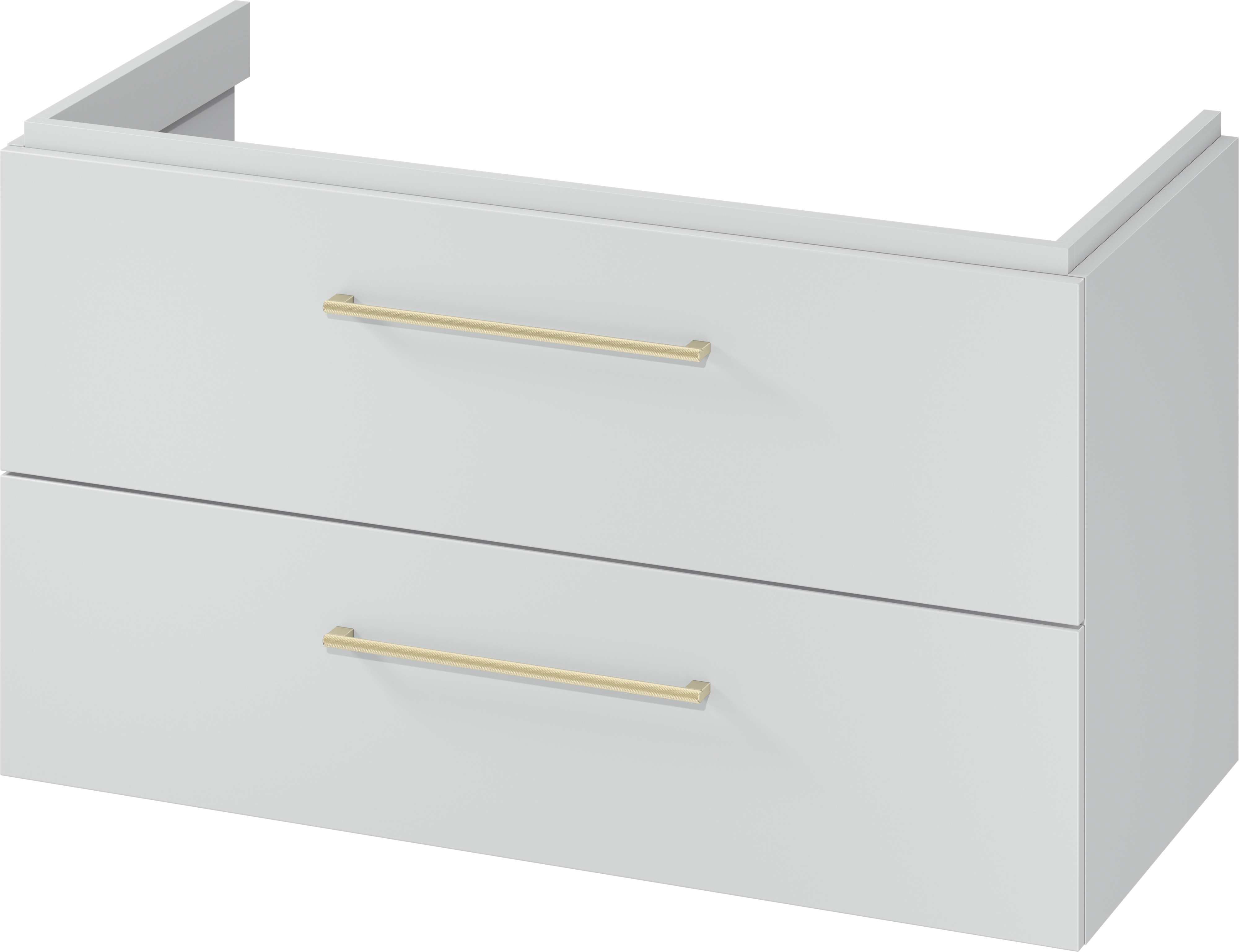 Cersanit Larga dulap 99.4x44.4x57.2 cm dulap atârnat sub chiuvetă gri S932-078
