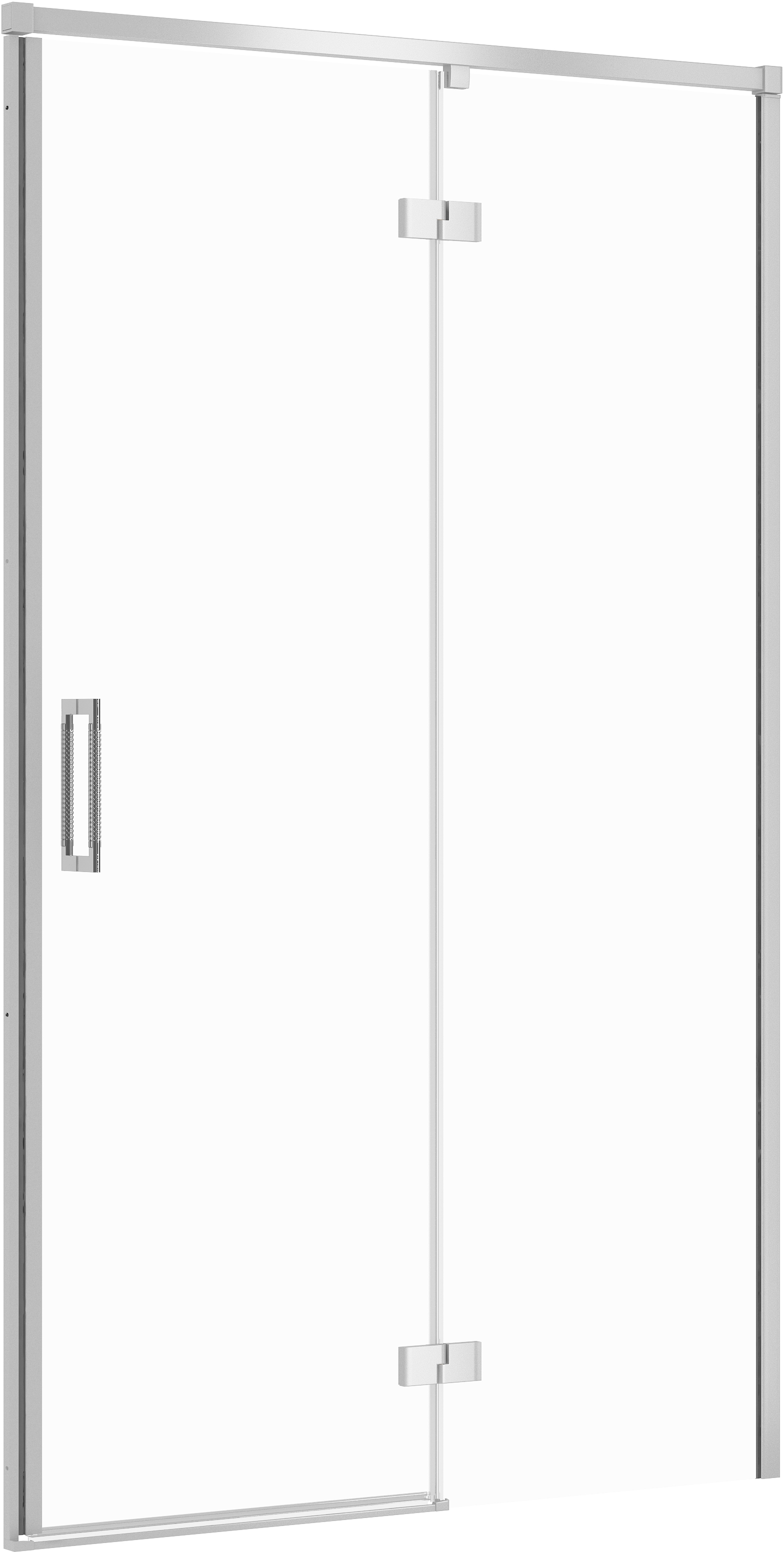 Cersanit Larga uși de duș 120 cm înclinabilă crom luciu/sticlă transparentă S932-118
